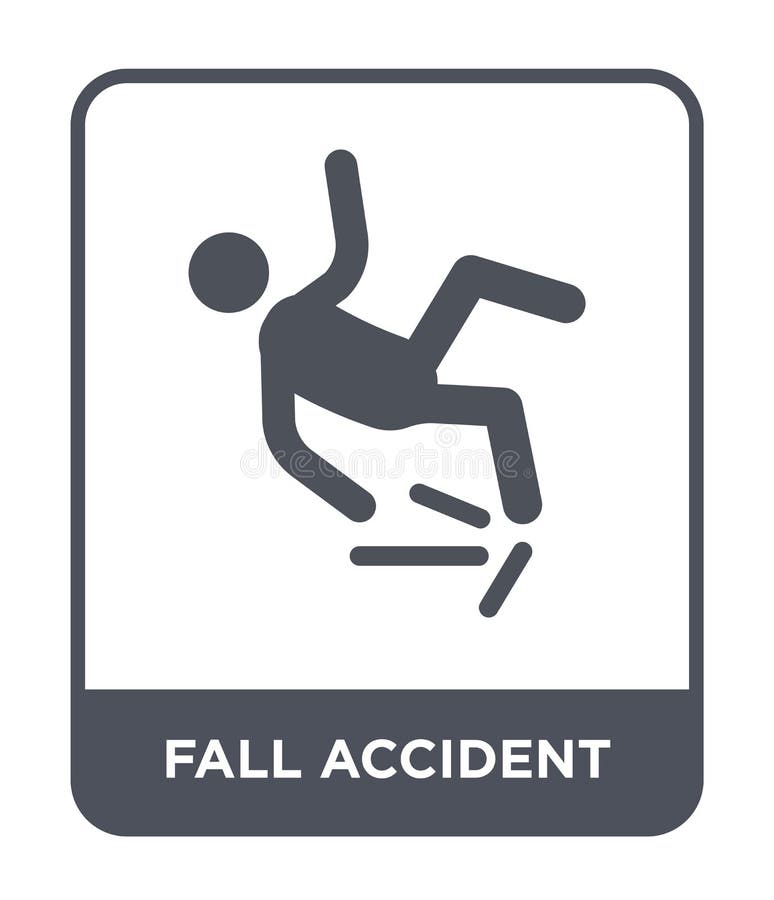 fall accident icon in trendy design style. fall accident icon isolated on white background. fall accident vector icon simple and modern flat symbol for web site, mobile, logo, app, UI. fall accident icon in trendy design style. fall accident icon isolated on white background. fall accident vector icon simple and modern flat symbol for web site, mobile, logo, app, UI