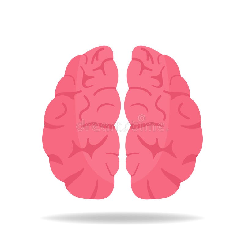 Icono del cerebro del vector Mente, símbolo de la inteligencia Estilo plano Ejemplo para los Apps, páginas web del vector stock de ilustración Icono del cerebro del vector Mente, símbolo de la inteligencia Estilo plano Ejemplo para los Apps, páginas web del vector stock de ilustración