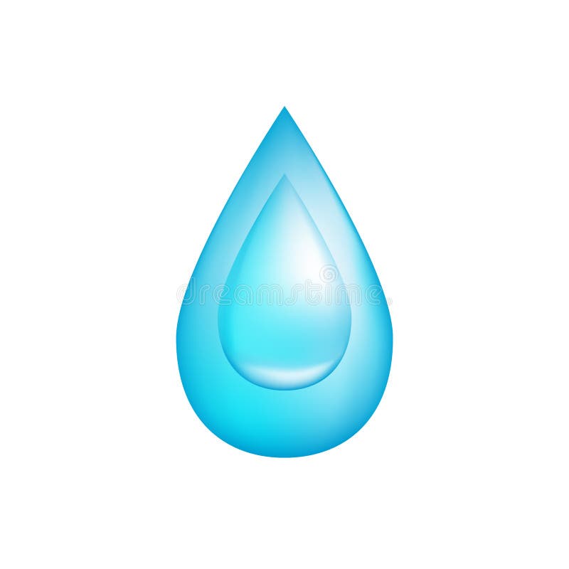 Icono del descenso del agua, ejemplo ilustración del vector Icono del descenso del agua, ejemplo ilustración del vector