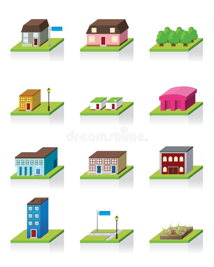 3D illustration for your map design. 3D illustration for your map design