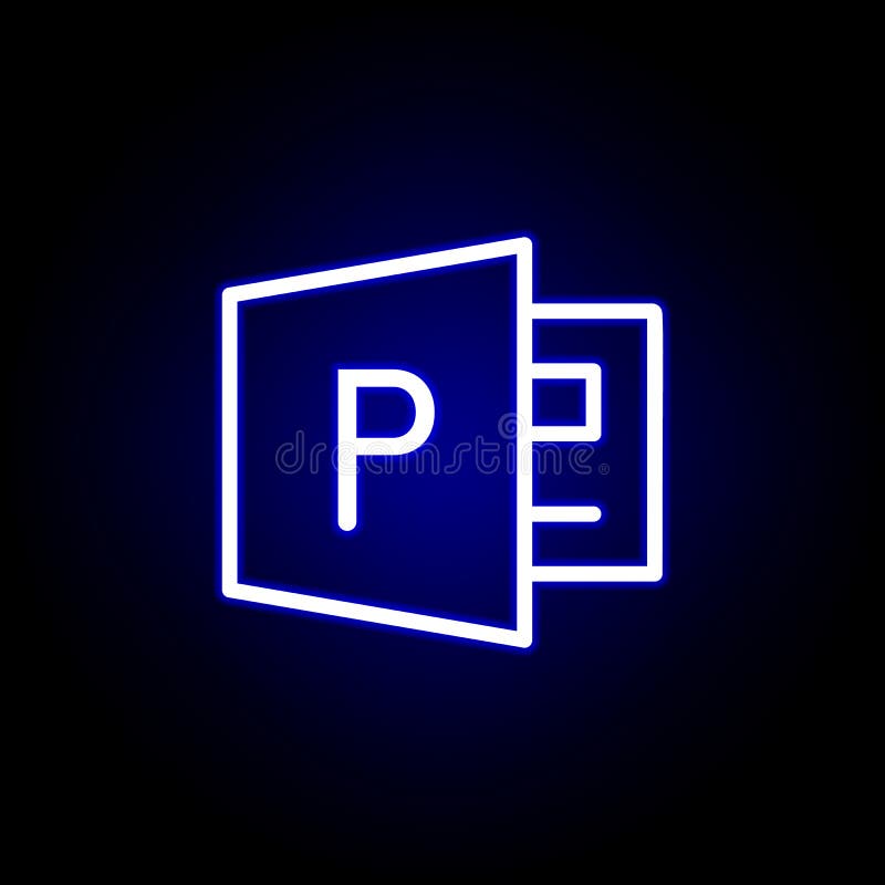 Icono del editor en el estilo de neón Puede ser utilizado para la web, logotipo, app m?vil, UI, UX stock de ilustración Icono del editor en el estilo de neón Puede ser utilizado para la web, logotipo, app m?vil, UI, UX stock de ilustración