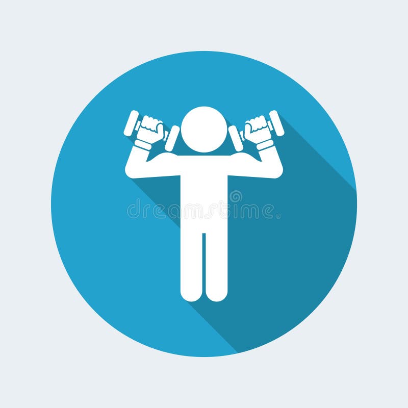 Icono del gimnasio libre illustration Icono del gimnasio libre illustration