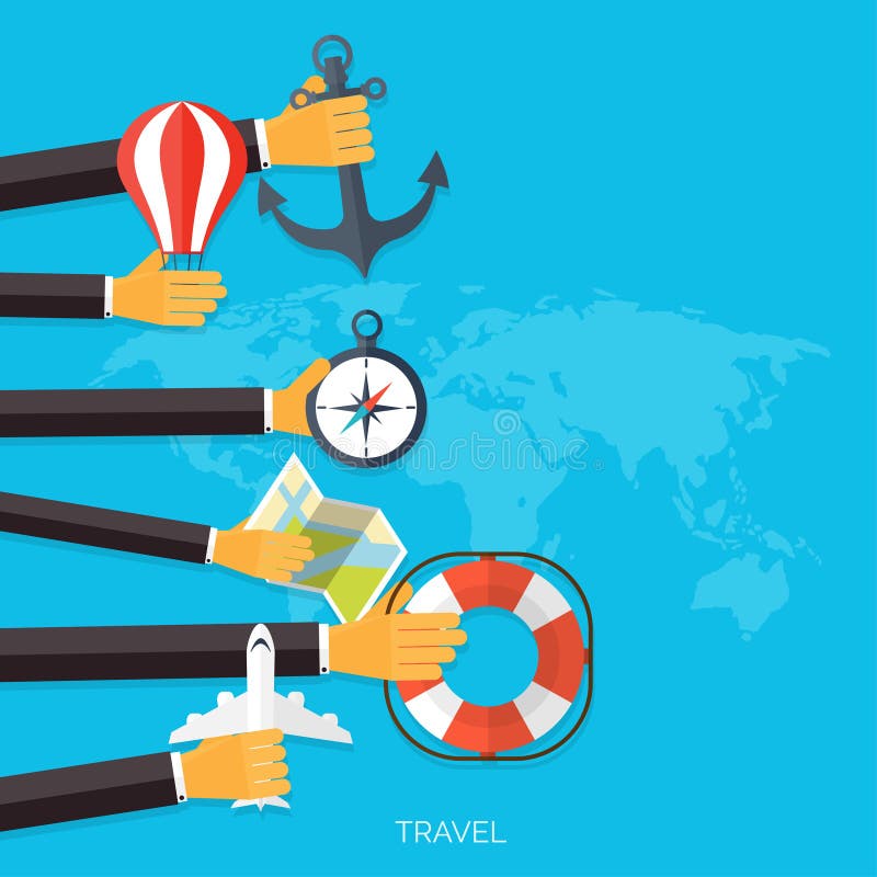 Icono del globo Fondo del concepto del World Travel Iconos planos Turismo Vacaciones de los días de fiesta El viajar del aire de stock de ilustración Icono del globo Fondo del concepto del World Travel Iconos planos Turismo Vacaciones de los días de fiesta El viajar del aire de stock de ilustración