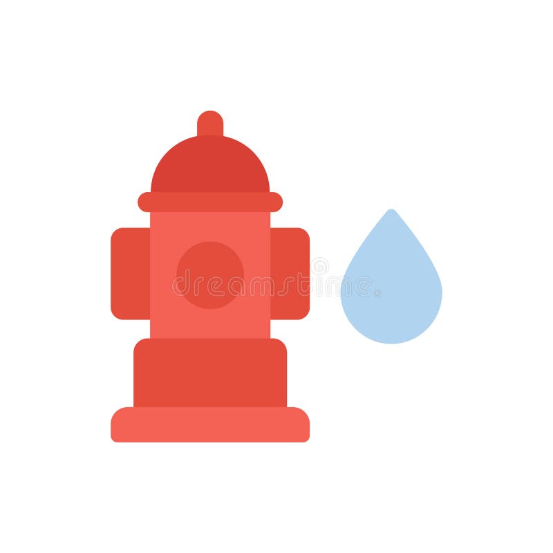 Icono del hogar de energía hidráulica. elementos de color simple vectorial de los iconos de aqua para el sitio web ui y ux o aplic ilustración del vector