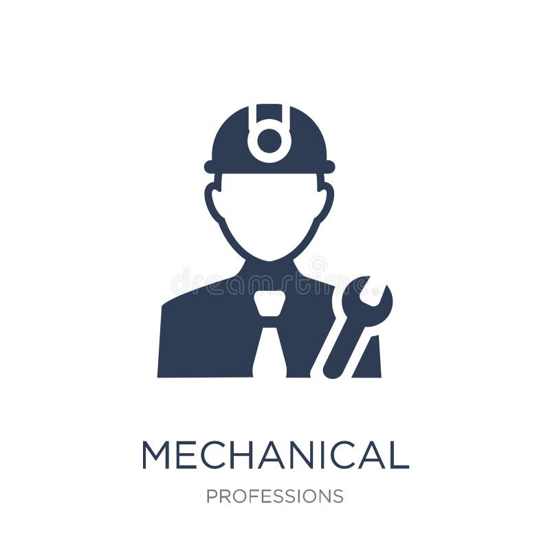 Icono del ingeniero industrial Ingeniero industrial del vector plano de moda ilustración del vector Icono del ingeniero industrial Ingeniero industrial del vector plano de moda ilustración del vector