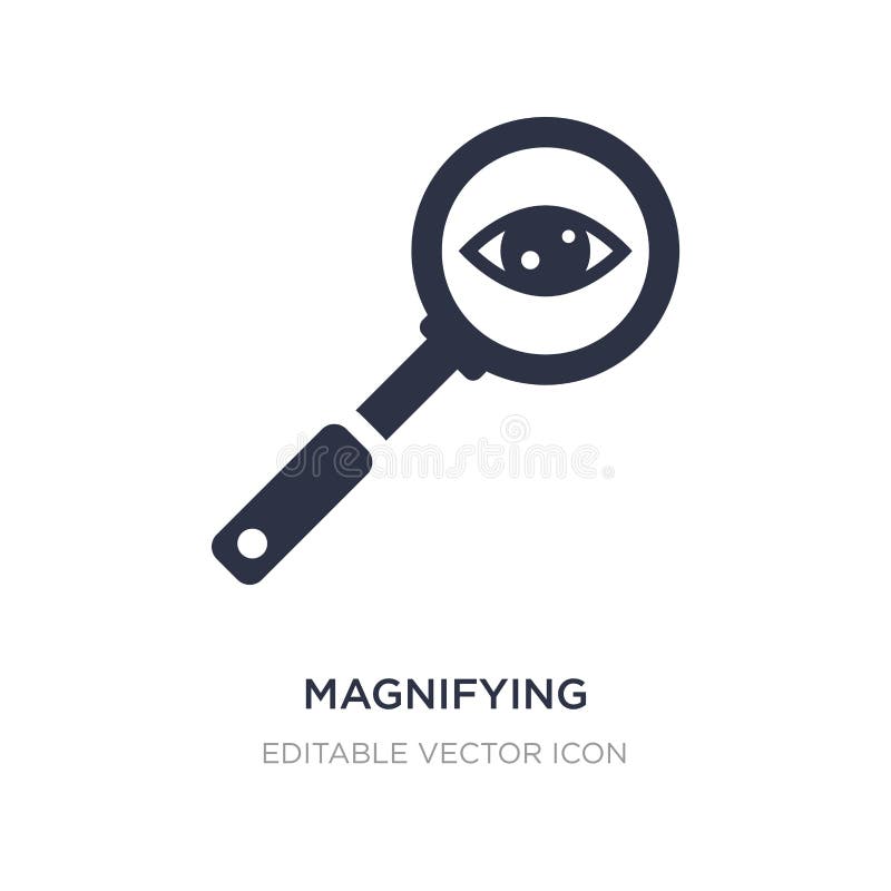 icono del investigador de la lupa en el fondo blanco Ejemplo simple del elemento del concepto general ilustración del vector icono del investigador de la lupa en el fondo blanco Ejemplo simple del elemento del concepto general ilustración del vector