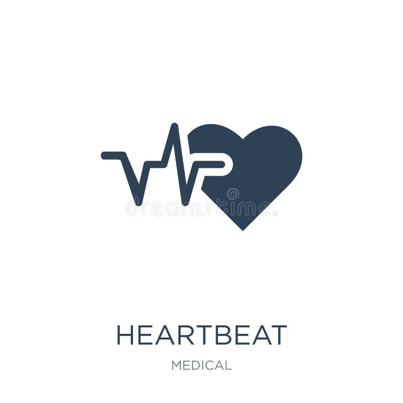 icono del latido del corazón en estilo de moda del diseño icono del latido del corazón aislado en el fondo blanco plano simple y stock de ilustración icono del latido del corazón en estilo de moda del diseño icono del latido del corazón aislado en el fondo blanco plano simple y stock de ilustración