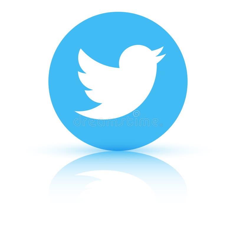 Icono del logo de Twitter foto editorial. Ilustración de estilo - 171161281