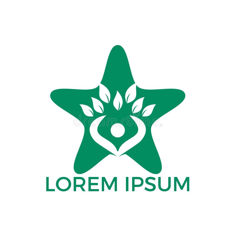 Icono del logotipo de la vida humana del vector abstracto del ?rbol de la gente Dise?o sano del logotipo de la gente libre illustration Icono del logotipo de la vida humana del vector abstracto del ?rbol de la gente Dise?o sano del logotipo de la gente libre illustration