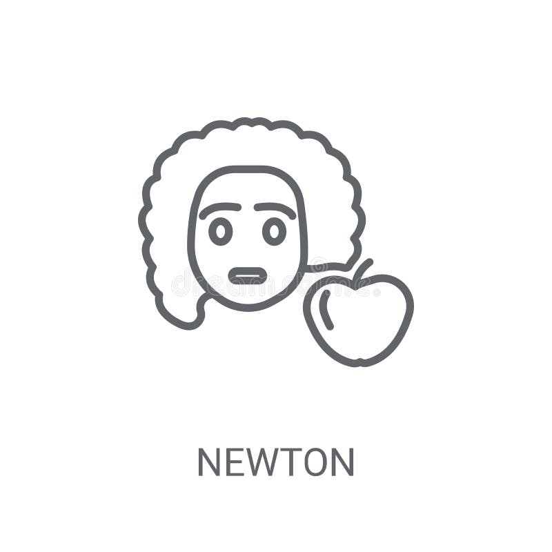 icono del neutonio Concepto de moda del logotipo de Newton en el fondo blanco de stock de ilustración icono del neutonio Concepto de moda del logotipo de Newton en el fondo blanco de stock de ilustración