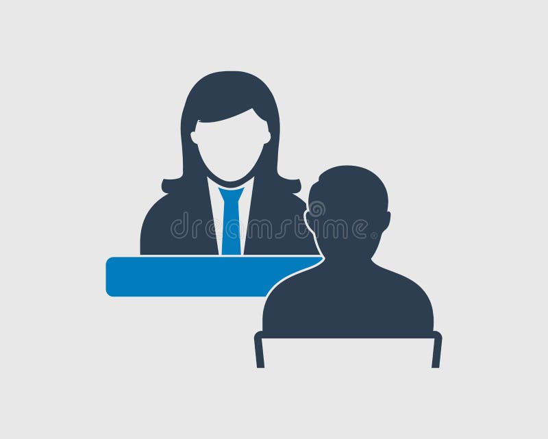 Icono del servicio de atención al cliente ilustración del vector Icono del servicio de atención al cliente ilustración del vector