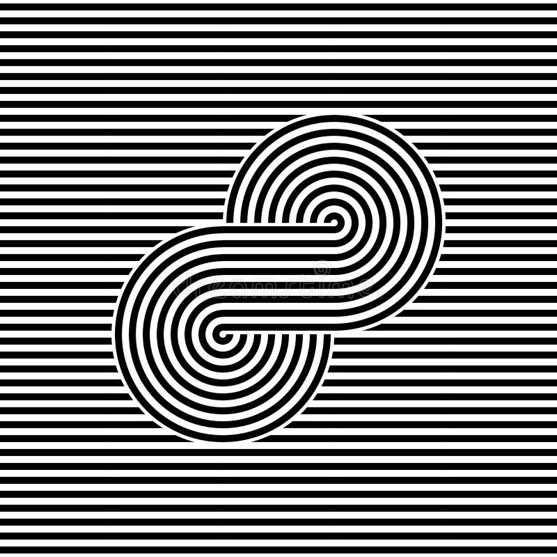 Icono del símbolo del infinito Representación del concepto de cosas infinitas, ilimitadas y sin fin Diseño multilínea del vector stock de ilustración Icono del símbolo del infinito Representación del concepto de cosas infinitas, ilimitadas y sin fin Diseño multilínea del vector stock de ilustración