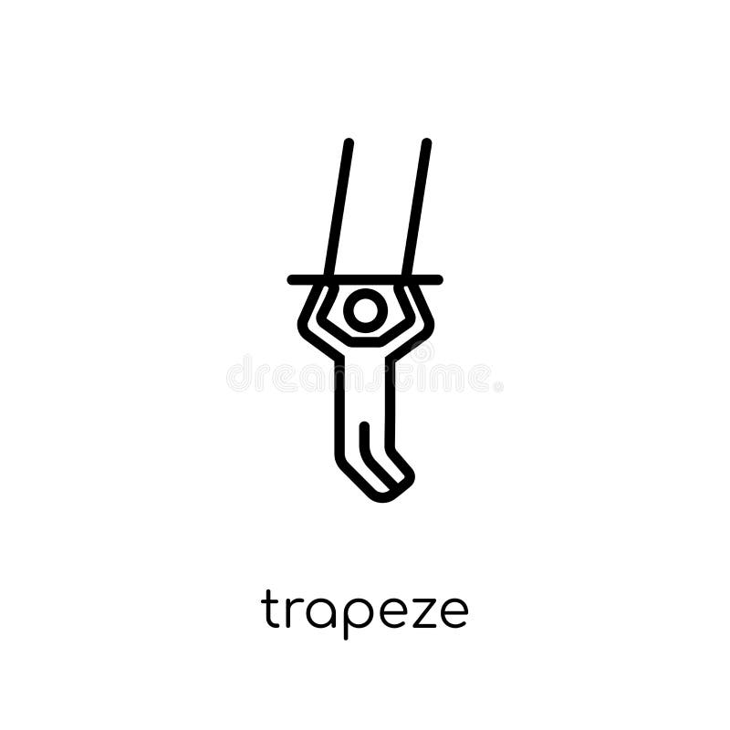 icono del trapecio de la colección del circo ilustración del vector icono del trapecio de la colección del circo ilustración del vector