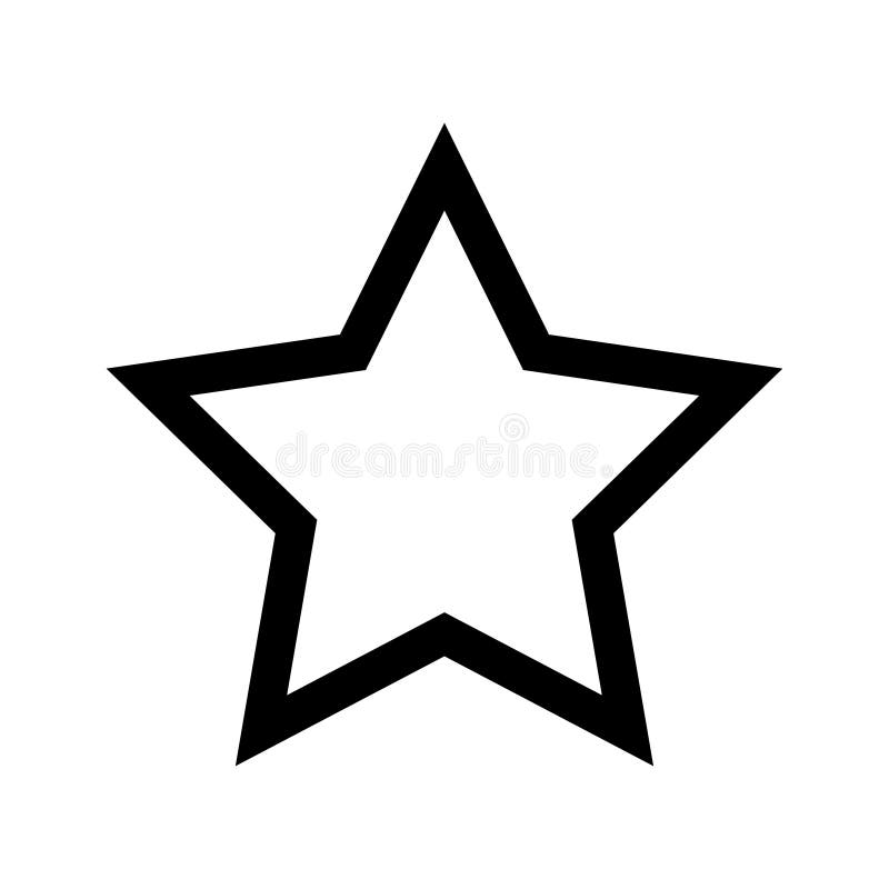 Icono Del Vector De Estrella Png Aislado En Fondo Blanco Ilustración del  Vector - Ilustración de superior, estilo: 223451340