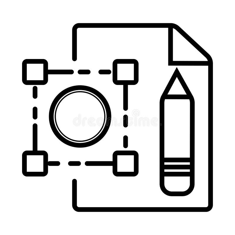 Icono del vector de la arquitectura stock de ilustración Icono del vector de la arquitectura stock de ilustración