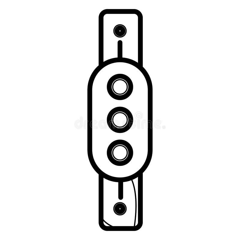 Icono del vector de la pulsera stock de ilustración Icono del vector de la pulsera stock de ilustración