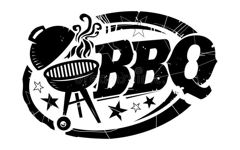 Icono del vector del Bbq libre illustration Icono del vector del Bbq libre illustration