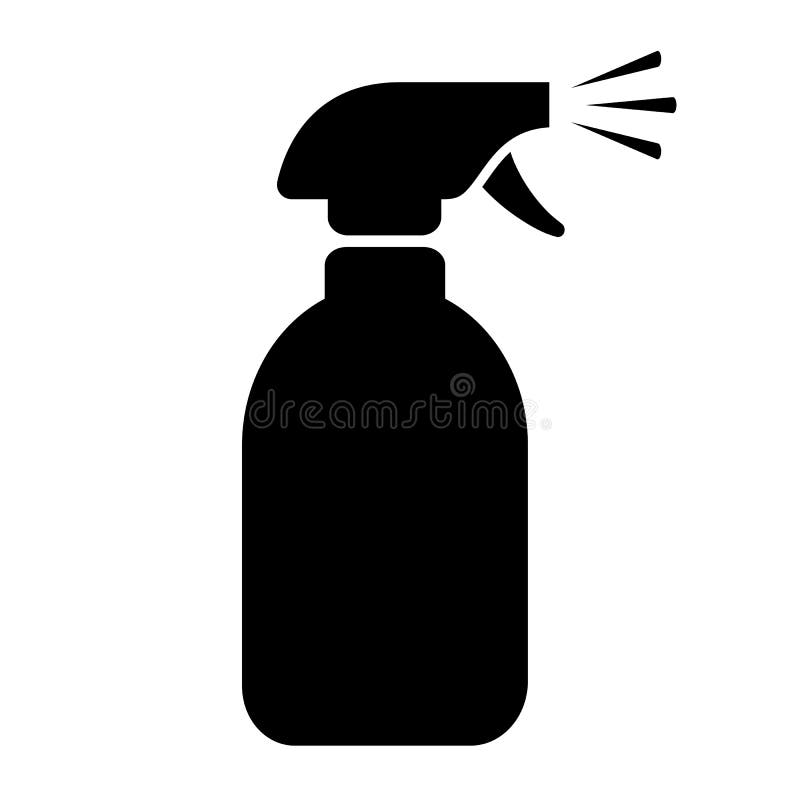 Icono del vector del frasco de spray
