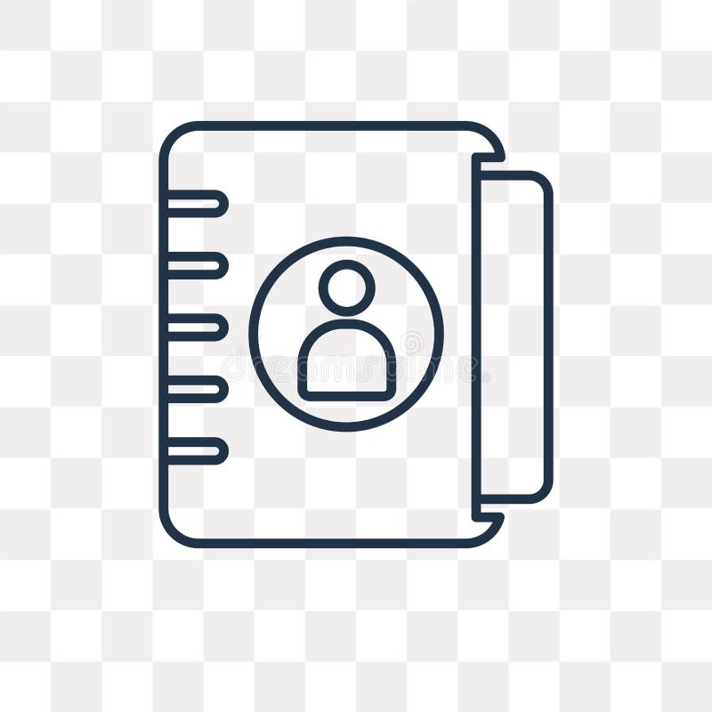 Icono del vector del orden del día aislado en el fondo transparente, AG linear ilustración del vector Icono del vector del orden del día aislado en el fondo transparente, AG linear ilustración del vector