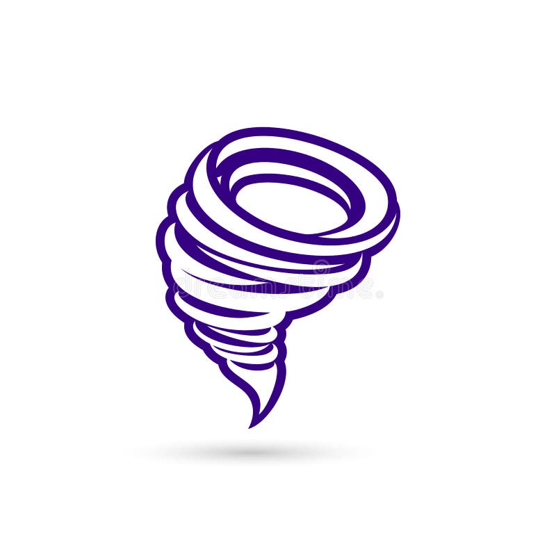 Icono del vector del tornado Ejemplo del vector del icono del tornado libre illustration Icono del vector del tornado Ejemplo del vector del icono del tornado libre illustration