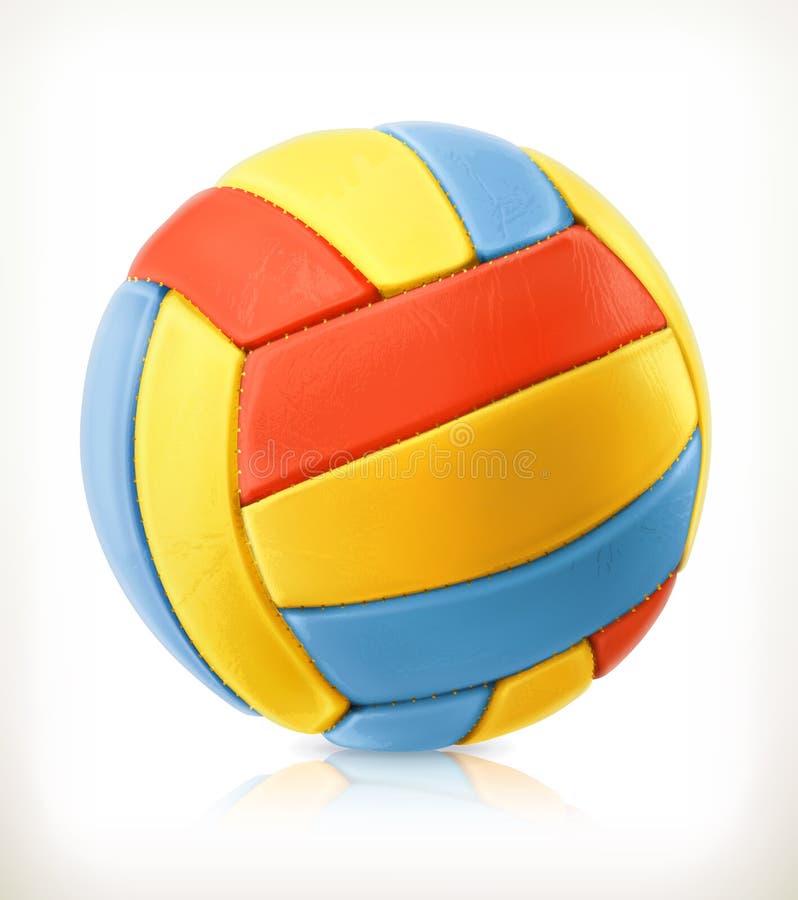 Icono del voleibol de playa stock de ilustración Icono del voleibol de playa stock de ilustración