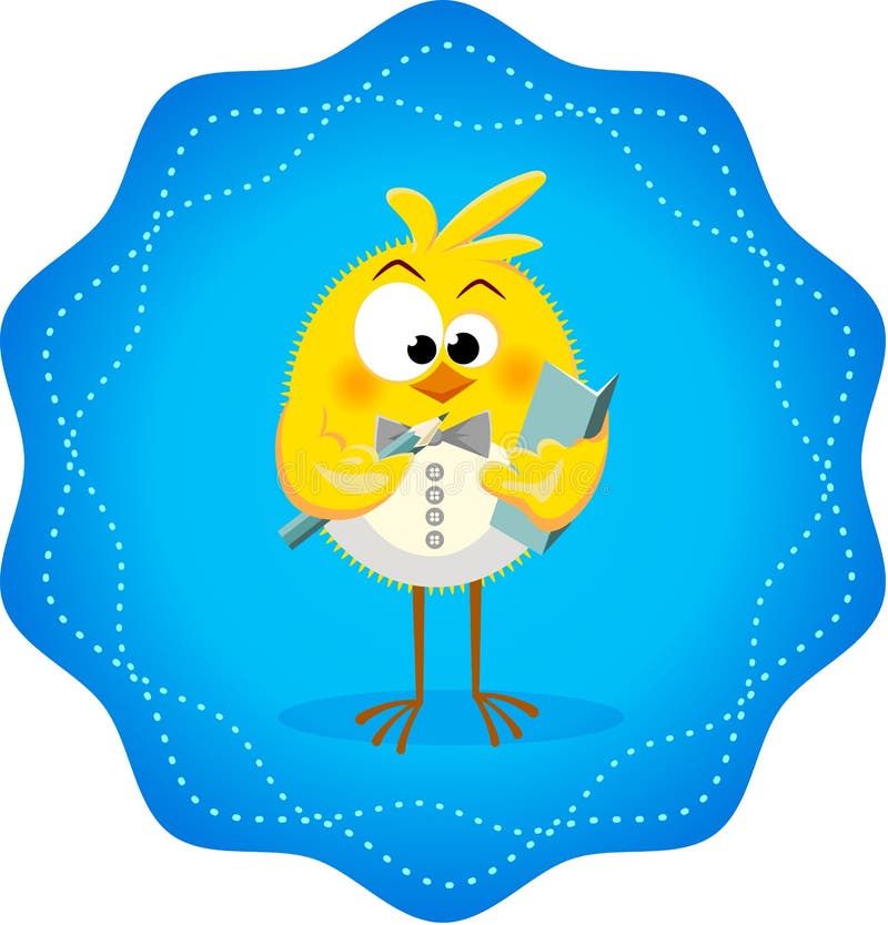 Icono divertido con el restaurante 4 de los pollos ilustración del vector Icono divertido con el restaurante 4 de los pollos ilustración del vector