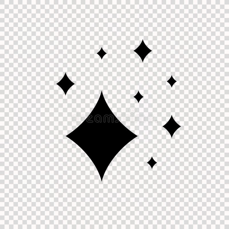 Icono en Backgrund transparente, símbolo plano del brillo del vector de los tebeos libre illustration Icono en Backgrund transparente, símbolo plano del brillo del vector de los tebeos libre illustration