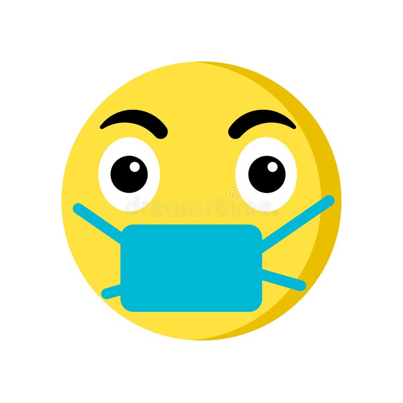 Icono enfermo aislado en el fondo blanco stock de ilustración Icono enfermo aislado en el fondo blanco stock de ilustración