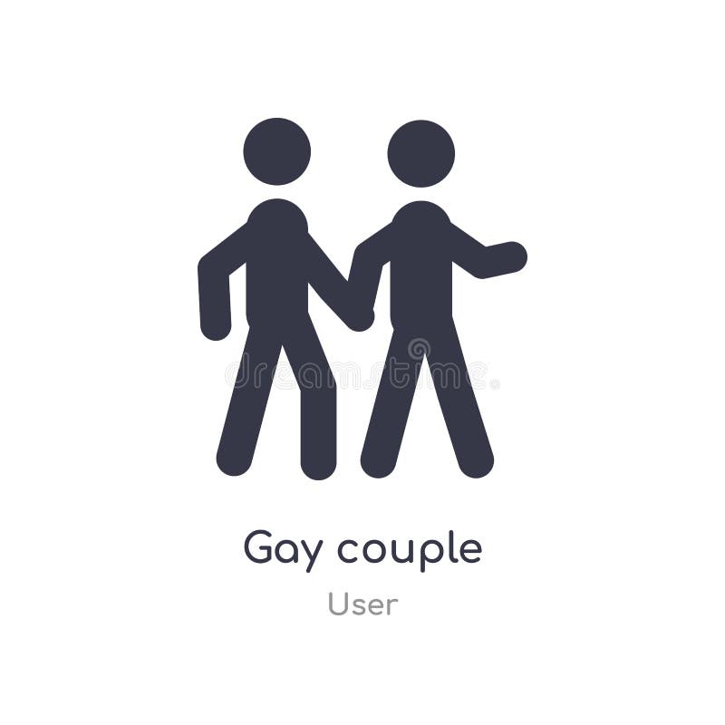 Icono gay de los pares ejemplo gay aislado del vector del icono de los pares de la colección del usuario editable cante el s?mbol stock de ilustración Icono gay de los pares ejemplo gay aislado del vector del icono de los pares de la colección del usuario editable cante el s?mbol stock de ilustración
