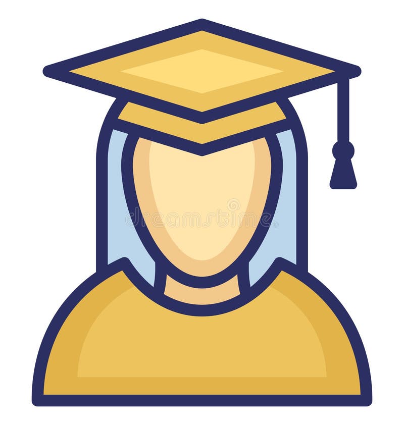 Icono graduado del vector que puede modificarse o corregir fácilmente stock de ilustración