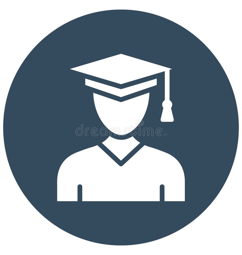 Icono graduado del vector que puede modificarse o corregir fácilmente ilustración del vector