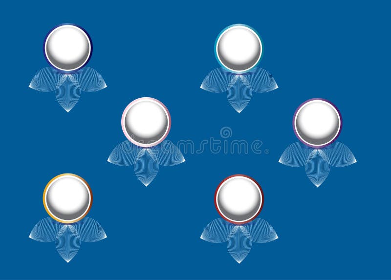 Icono infographic de loto del botón abstracto de la flor libre illustration Icono infographic de loto del botón abstracto de la flor libre illustration