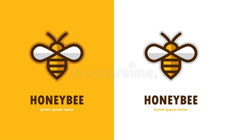 Icono linear de la abeja