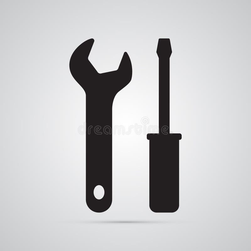 Icono de llave de tubo ilustración plana del icono de vector de llave de  tubo para diseño web