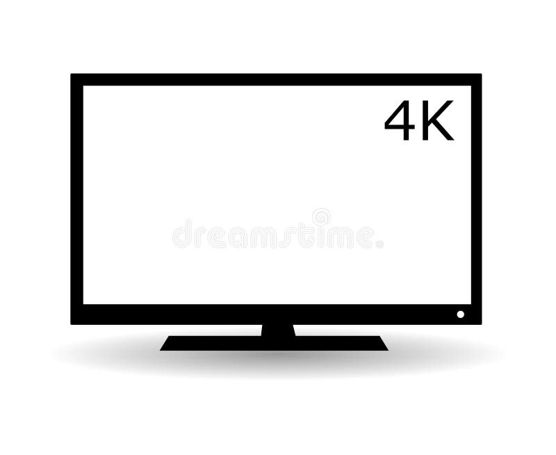 Icono plano de la TV libre illustration Icono plano de la TV libre illustration