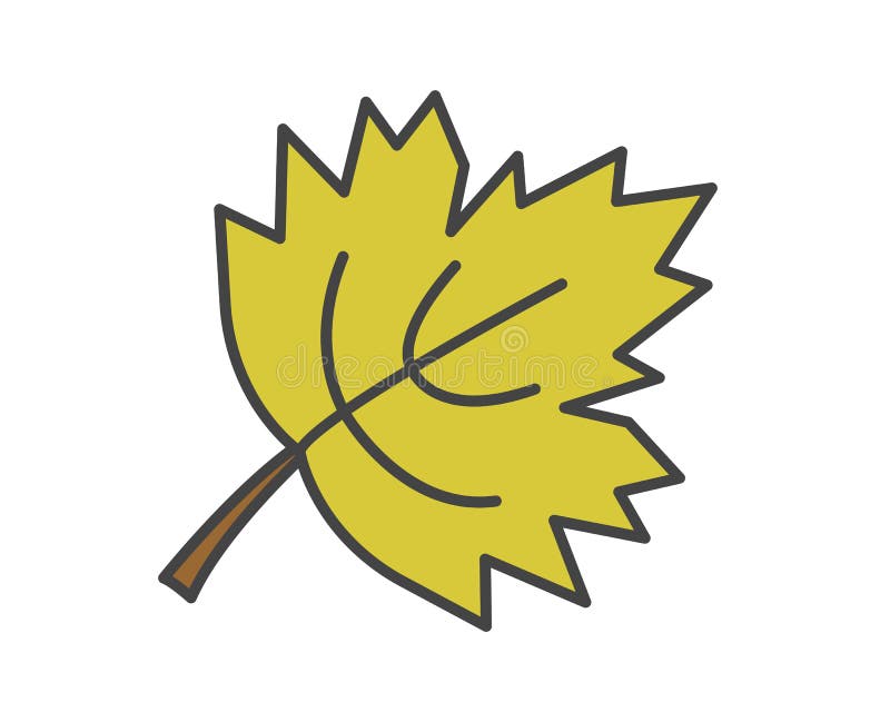 Icono plano del vector de la hoja verde del arce stock de ilustración Icono plano del vector de la hoja verde del arce stock de ilustración