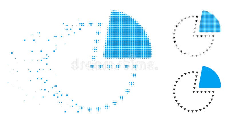 Icono punteado tono medio punteado dañado del gráfico de sectores libre illustration Icono punteado tono medio punteado dañado del gráfico de sectores libre illustration