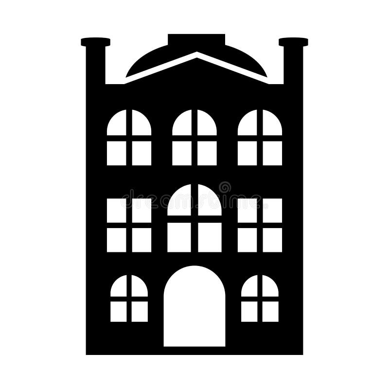 Icono simple de la nueva casa ilustración del vector Icono simple de la nueva casa ilustración del vector