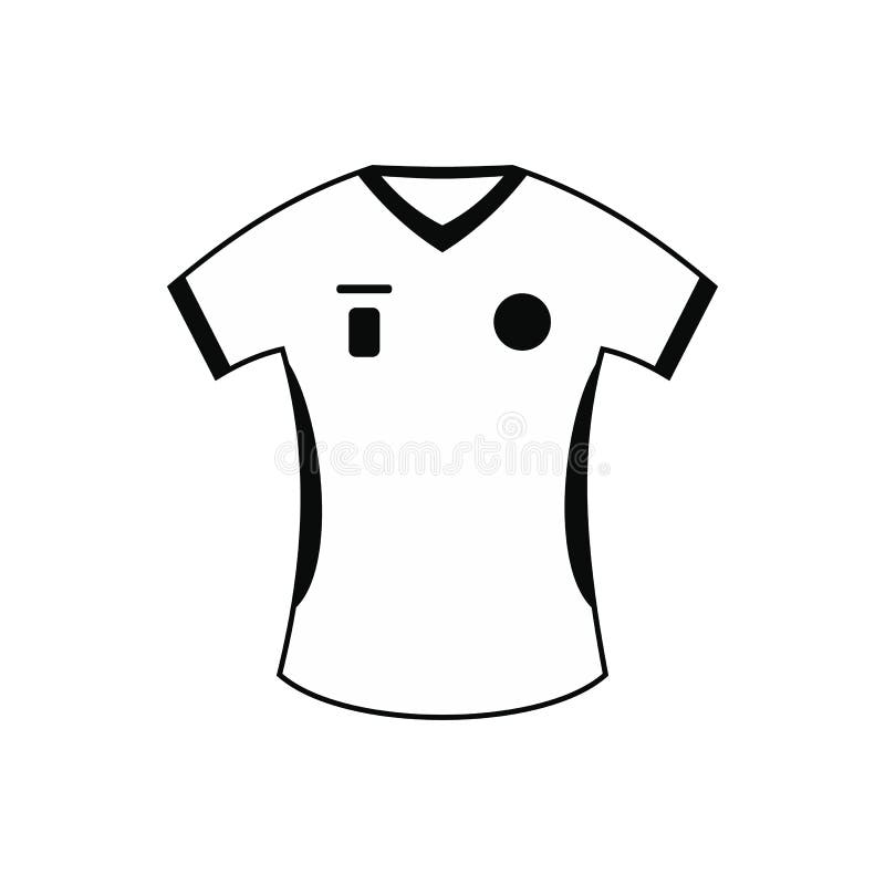 Icono Simple Del De La Camiseta Del Fútbol Ilustración Vector - Ilustración de nuevo, sencillo: 79696159