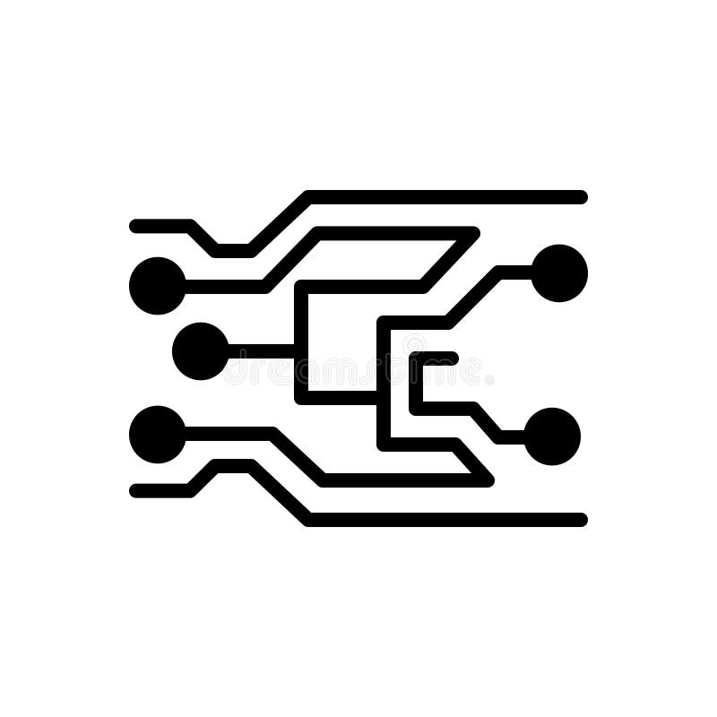Black solid icon for Electronics, motherboard, electricity, miscellaneous,  technology and circuits. Black solid icon for Electronics, motherboard, electricity, miscellaneous,  technology and circuits