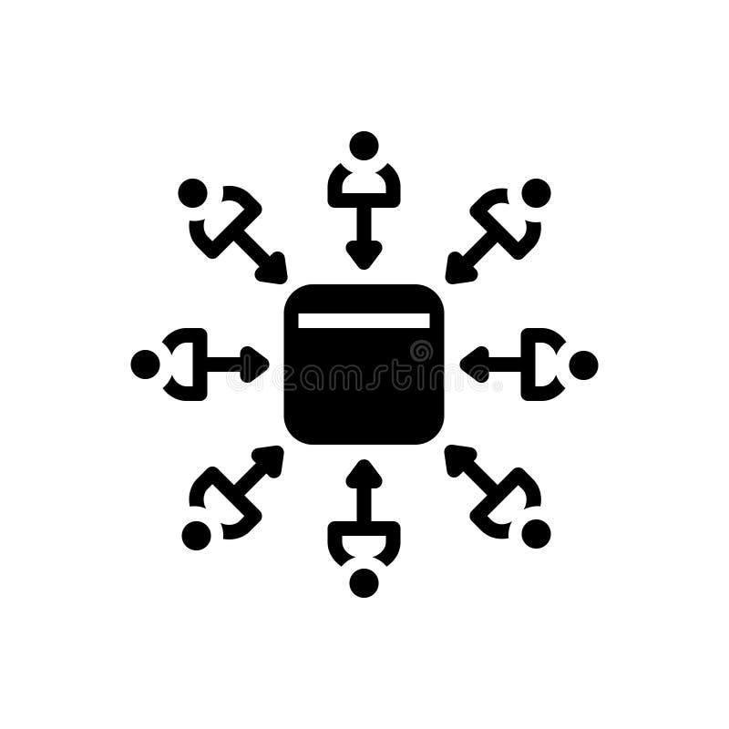 Icono s?lido negro para las ventajas, las ventas y el negocio libre illustration Icono s?lido negro para las ventajas, las ventas y el negocio libre illustration