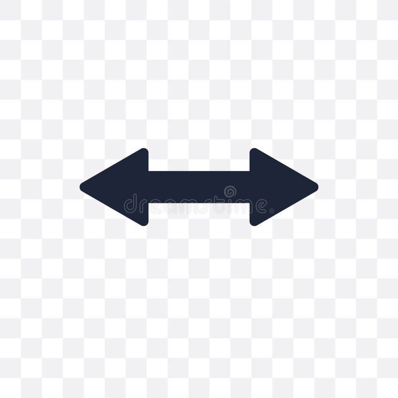 Icono transparente de la flecha doble Diseño doble del símbolo de la flecha de W