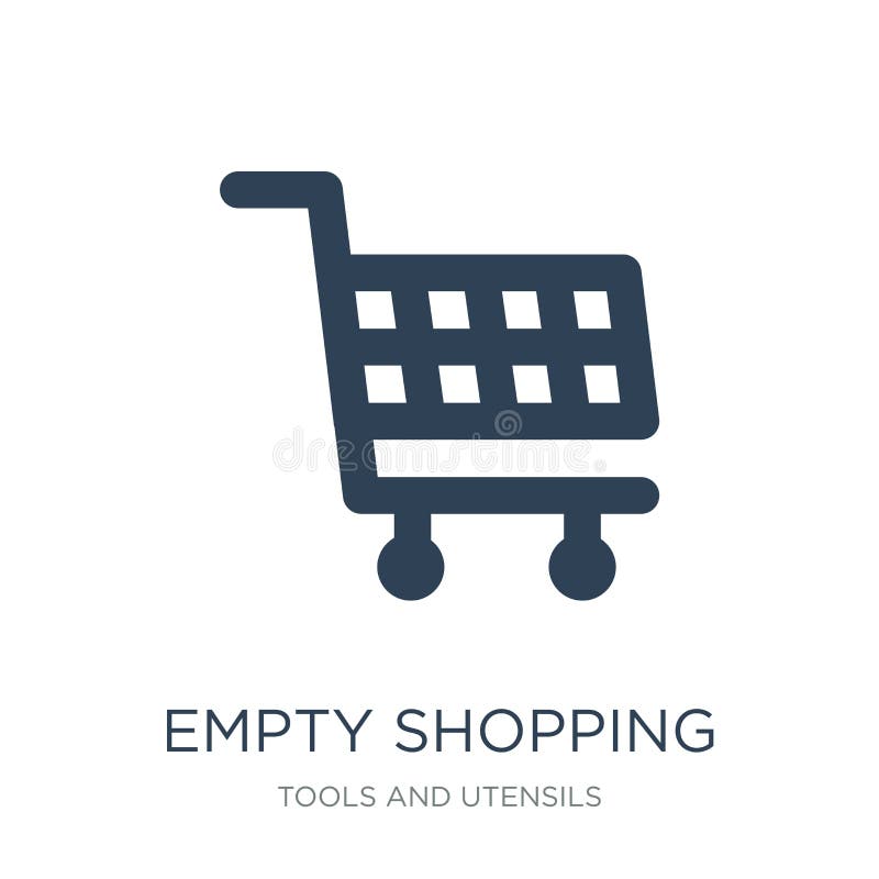icono vacío de la cesta que hace compras en estilo de moda del diseño icono vacío de la cesta que hace compras aislado en el fond stock de ilustración icono vacío de la cesta que hace compras en estilo de moda del diseño icono vacío de la cesta que hace compras aislado en el fond stock de ilustración