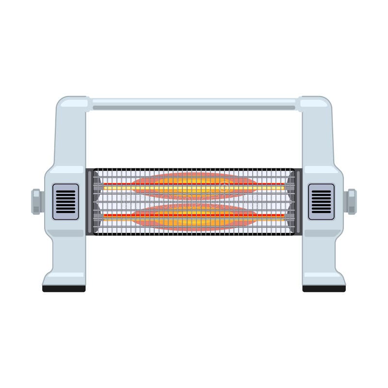 Calentador Eléctrico Con La Fan, Dispositivo Del Radiador Para La  Calefacción De Talleres Icono Del Calentador Nacional Con El Co Ilustración  del Vector - Ilustración de doméstico, calor: 105292722