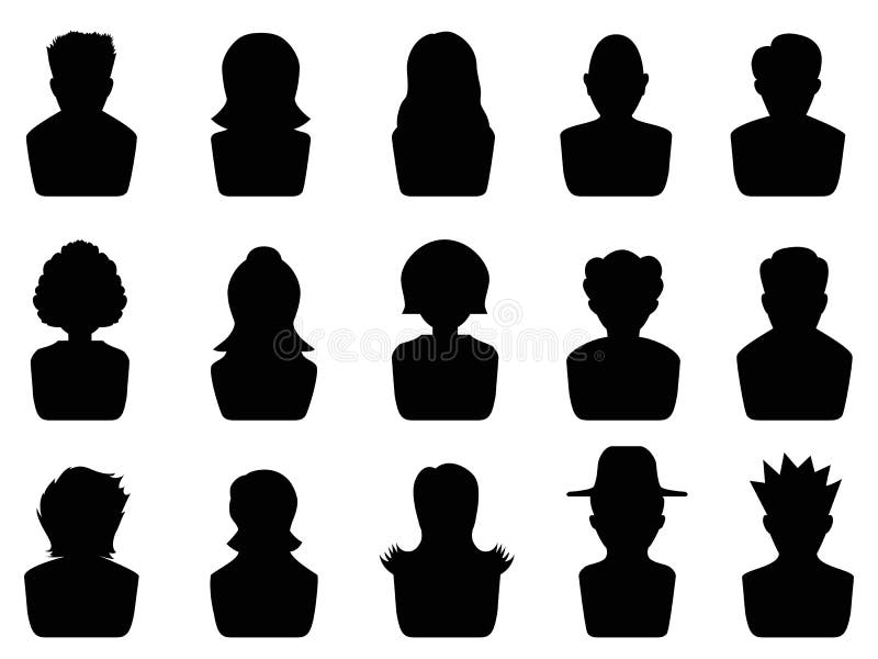 Iconos de Avatar fijados libre illustration Iconos de Avatar fijados libre illustration