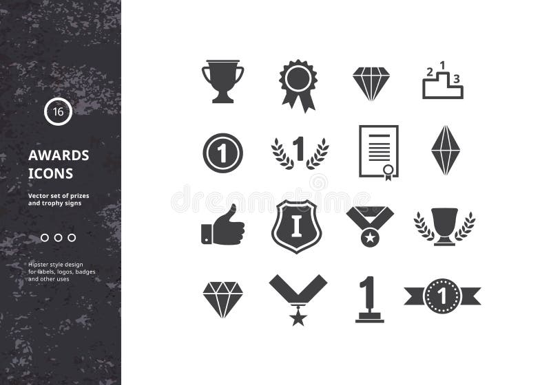 Iconos de los premios