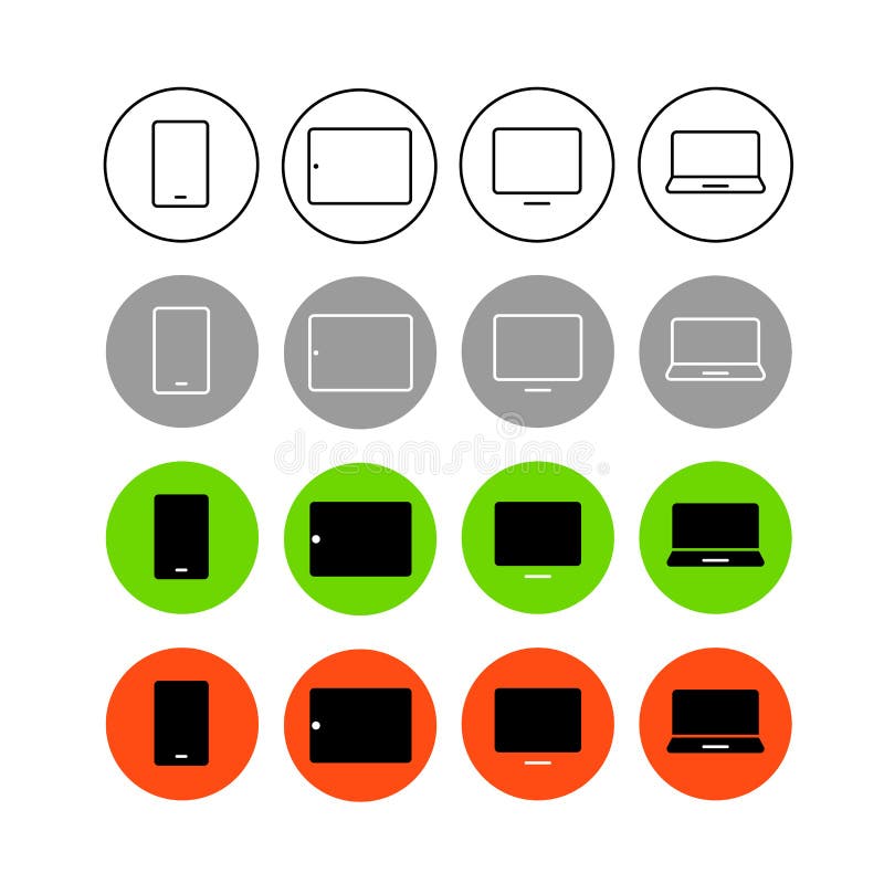 Iconos de moda del vector del interfaz de diverso estilo ilustración del vector Iconos de moda del vector del interfaz de diverso estilo ilustración del vector
