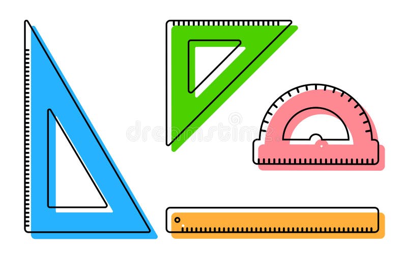 Regla geometría multifuncional para plantilla de dibujo geométrico herramienta de medición de actividad para estudiantes de oficina