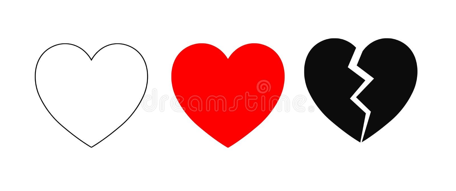 Corazón Enlace Ilustraciones svg, vectoriales, clip art vectorizado libre  de derechos. Image 24306016