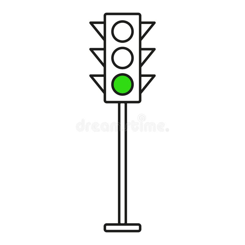 Iconos del interfaz del semáforo La parada roja, amarilla y verde, va y espera stock de ilustración Iconos del interfaz del semáforo La parada roja, amarilla y verde, va y espera stock de ilustración